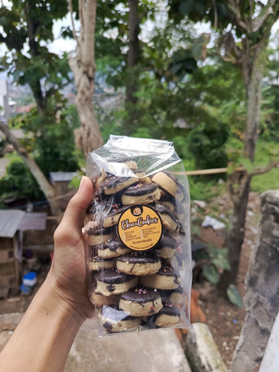Cookies Cokelat Dip